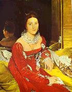 Jean Auguste Dominique Ingres Portrait of Madame de Senonnes. oil